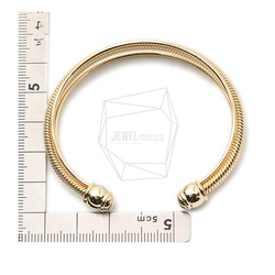 BRA-035-G【1個入り】バンドカフブレスレット,Band Cuff Bracelet 5枚目の画像