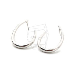 ERG-1409-R【2個入り】Lシェイプピアス,L shape post Earring 2枚目の画像