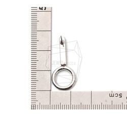 ERG-1419-R【2個入り】ラウンド&バーピアス,round and bar Post Earring 5枚目の画像