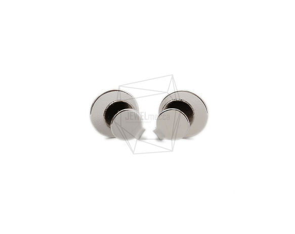 ERG-1421-R【2個入り】ラウンドピアス,Round Post Earring 1枚目の画像