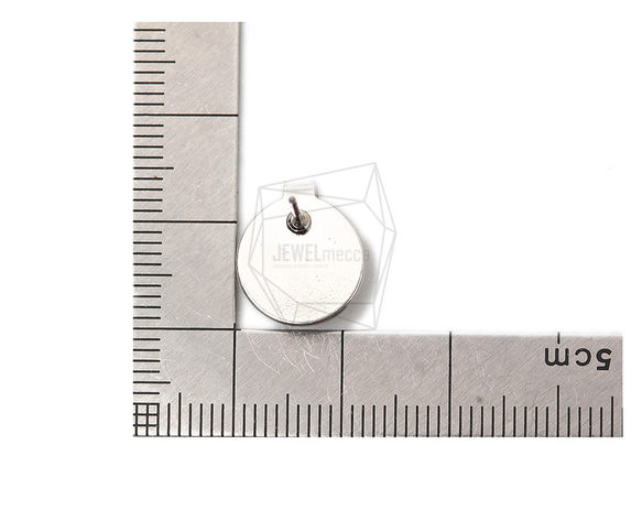 ERG-1421-R [2個]圓形穿孔，圓形耳釘 第5張的照片