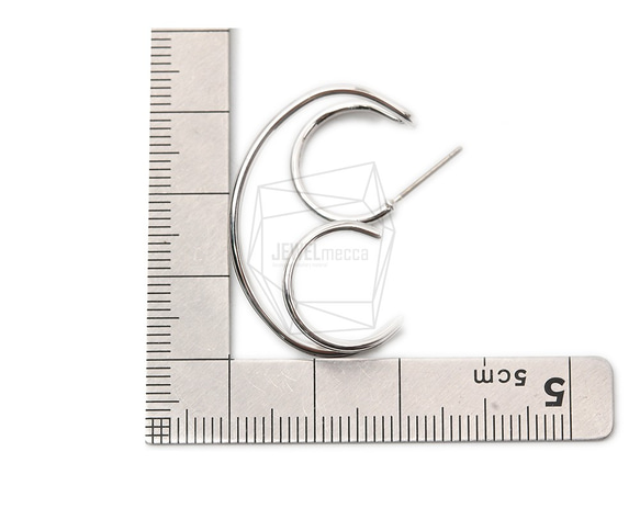 ERG-1422-R [2件]圓形耳銬耳環 第5張的照片