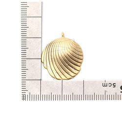 PDT-2304-MG【2個入り】シェルペンダント,Shell Charms,Beach Charms 5枚目の画像