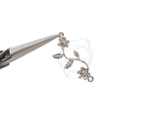 PDT-2308-MR【2個入り】ペタルフラワーペンダント,Petal Flower Earring Pendant 4枚目の画像