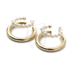 ERG-1427-G【2個入り】ラウンドイヤーカフ/Round Earcuffs Earrings 2枚目の画像