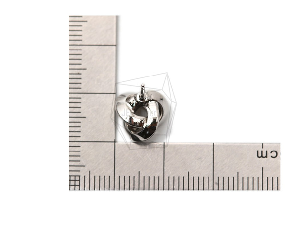 ERG-1400-R [2 件] 圈形耳環/圈形柱式耳環/10mm X 10mm 第5張的照片