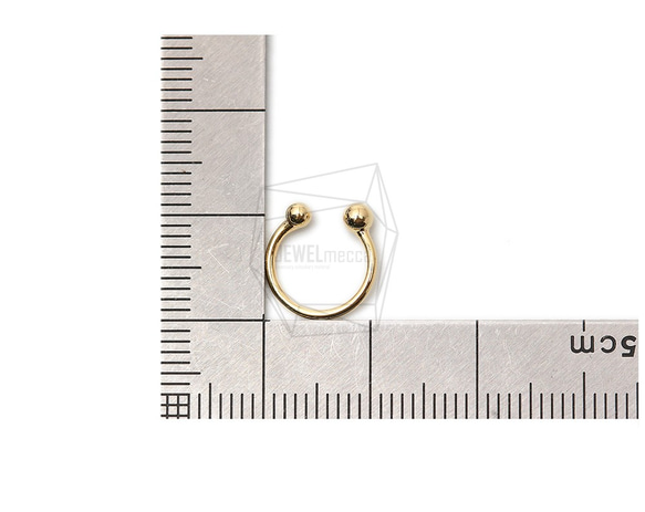 ERG-1454-G [2件]圓形耳銬耳環 第5張的照片