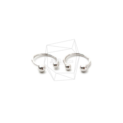 ERG-1454-R [2件]圓形耳銬耳環 第1張的照片