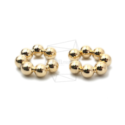 ERG-1461-G【2個入り】ラウンドボールイヤーカフ/Round ball Earcuffs Earrings 3枚目の画像