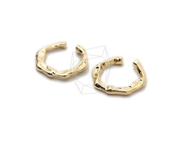 ERG-1473-G【2個入り】ラウンドイヤーカフ/Round Earcuffs Earrings 2枚目の画像