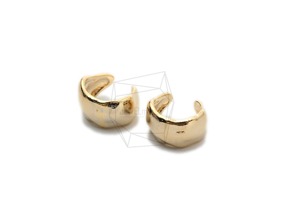 ERG-1476-G【2個入り】ラウンドイヤーカフ/Round Earcuffs Earrings 2枚目の画像