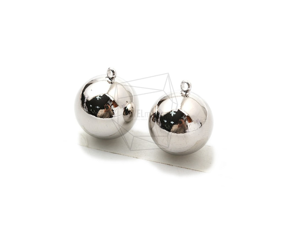 PDT-2354-R【2個入り】ボールペンダント,Ball Pendant,16mm 2枚目の画像