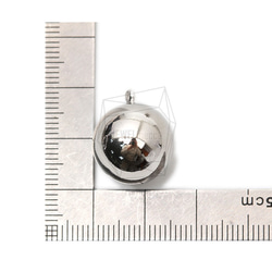 PDT-2354-R【2個入り】ボールペンダント,Ball Pendant,16mm 5枚目の画像