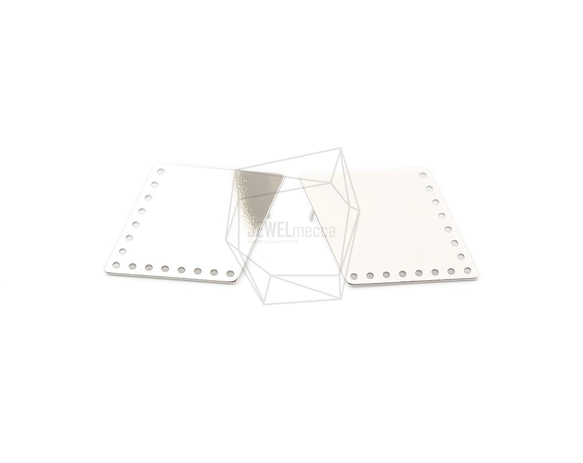 ERG-1484-R【2個入り】ロンバスピアス,Rhombus Post Earring/26mm X 34mm 1枚目の画像