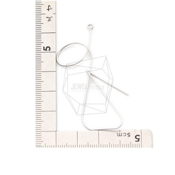 ERG-1495-R [4個]線刺吊墜，線耳墜飾 第4張的照片