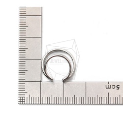 ERG-1503-R【2個入り】ブラシラウンドイヤーカフ/Brushed Round Earcuffs Earrings 5枚目の画像