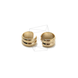 ERG-1506-G【2個入り】ブラシラウンドイヤーカフ/Brushed Round Earcuffs Earrings 3枚目の画像