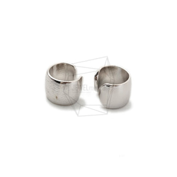 ERG-1509-R [2件]磨砂圓形耳釘耳環 第3張的照片