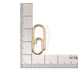PDT-2372-G【4個入り】クリップペンダント/Clip Pendant/ 10mm X 24mm 5枚目の画像