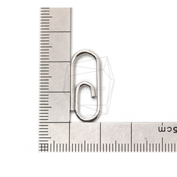 PDT-2372-R【4個入り】クリップペンダント/Clip Pendant/ 10mm X 24mm 5枚目の画像