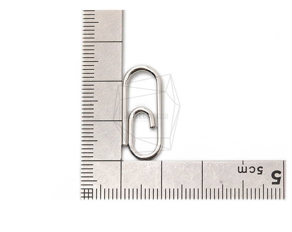 PDT-2372-R【4個入り】クリップペンダント/Clip Pendant/ 10mm X 24mm 5枚目の画像