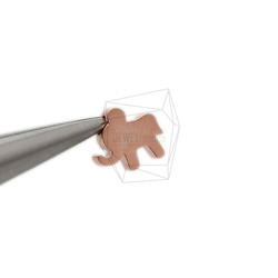 PDT-2387-MPG【2個入り】エレファントペンダント,Elephant Pendant/ 8mmx9mm 4枚目の画像