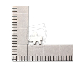 PDT-2387-MR【2個入り】エレファントペンダント,Elephant Pendant/ 8mmx9mm 5枚目の画像