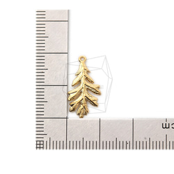 PDT-2376-MG【2個入り】リーブペンダント,leaves Pendant /10mm x 19mm 5枚目の画像