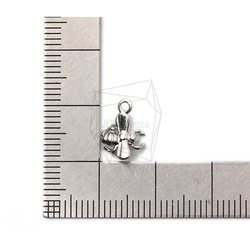 PDT-2383-R [2個]蜜蜂吊墜，迷你蜜蜂吊墜/ 7mm x 11mm 第5張的照片