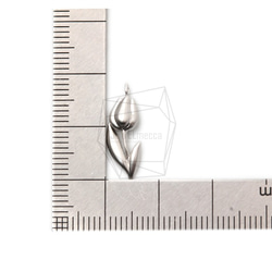 PDT-2388-MR【2個入り】チューリップペンダント,Tulip Pendant/ 8mm x 18mm 5枚目の画像