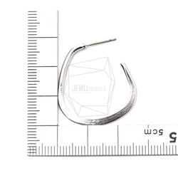 ERG-1553-R [2件] L形耳環，L形後耳環/ 26mm x 27mm 第5張的照片