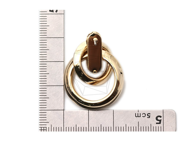ERG-1557-G [2 件] 多環耳環，多環耳環 第5張的照片