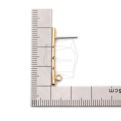 ERG-1560-G [2件]珍珠別針耳釘 第5張的照片