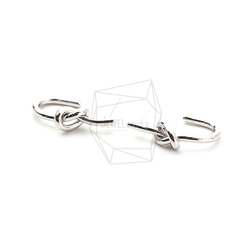 ERG-1588-R【2個入り】インフィニティノットピアス/Infinity Knot Post Earrings 2枚目の画像
