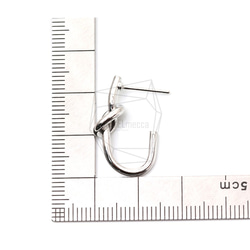 ERG-1588-R【2個入り】インフィニティノットピアス/Infinity Knot Post Earrings 5枚目の画像