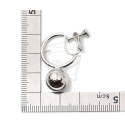 ERG-1608-R [2個]圓形耳環/螺旋彈簧，圓形無刺Sc 第5張的照片