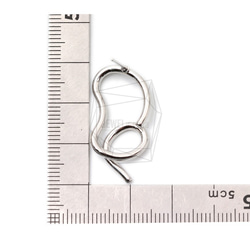 ERG-1594-R【2個入り】プレッツェルピアス,Pretzel Post  Earring 5枚目の画像