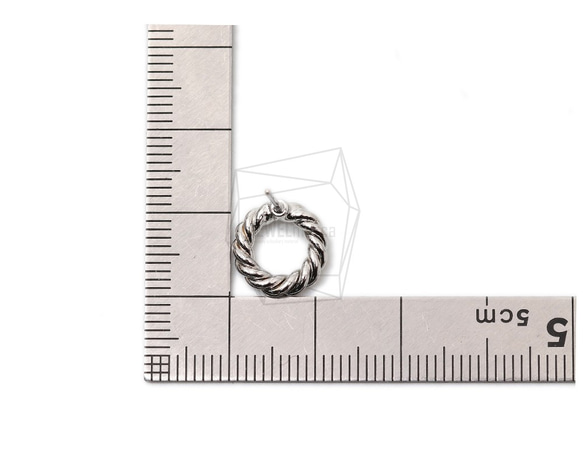 ERG-1597-R [2 件] Twist 圓形耳釘 第5張的照片