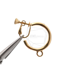 ERG-1604-MG [2件] L型錘形耳環/螺旋彈簧，L型錘形耳釘 第4張的照片