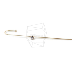 ERG-1610-G [1件]環繞式履帶式鉤形耳環，環繞式履帶式鉤，鉤形袖口 第1張的照片