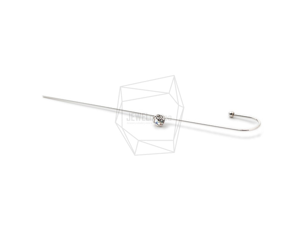 ERG-1610-R [1件]環繞式履帶式鉤形耳環，環繞式履帶式鉤，鉤形袖口 第2張的照片