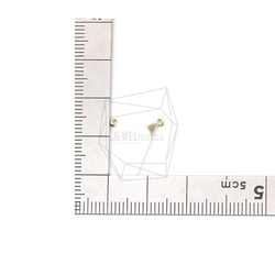 PDT-2424-G [2個]三角形吊墜，三角形吊墜/ 14mm X 14mm 第5張的照片