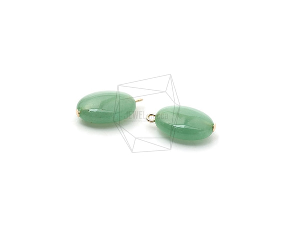 STO-078-G【2個入り】ジェムストーンペンダント,Gemstone pendant 3枚目の画像