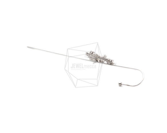 ERG-1637-R [1件]環繞式履帶式鉤形耳環，環繞式履帶式鉤，鉤形袖口 第2張的照片