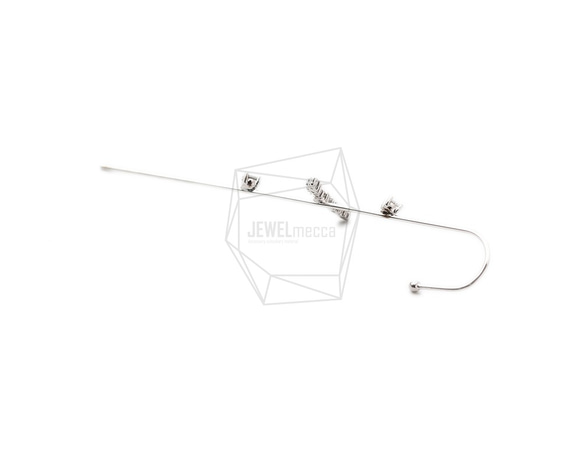 ERG-1641-R [1件]環繞式履帶式鉤形耳環，環繞式履帶式鉤，鉤形袖口 第2張的照片