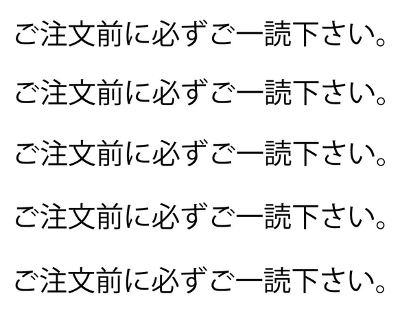 ご注文前に必ずご一読下さい。 1枚目の画像