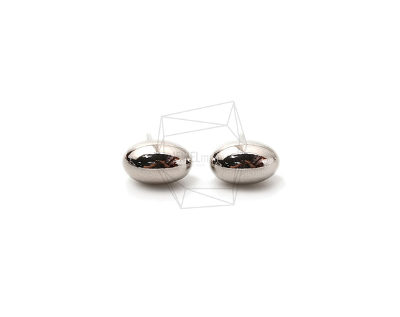 ERG-1676-R [2pieces] Ball Earrings / Ball Post Earring / 8mm X 1 第1張的照片