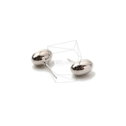 ERG-1676-R [2pieces] Ball Earrings / Ball Post Earring / 8mm X 1 第3張的照片