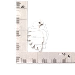 ERG-1715-R【2個入り】エンジェルウィングピアス ,Angel Wing Hook Post Earring 5枚目の画像