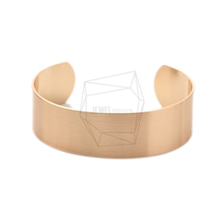 BRA-039-G【1個入り】バンドカフブレスレット,Band Cuff Bracelet/20mm 2枚目の画像